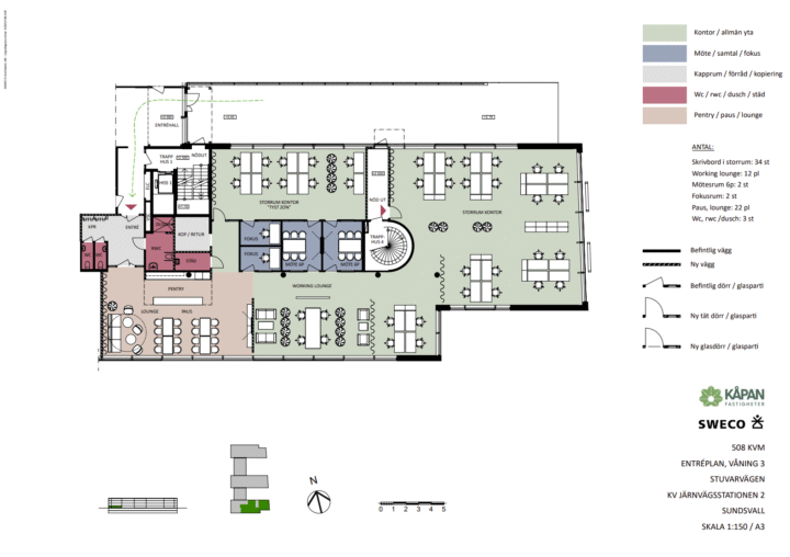 Stuvarvägen 21 layout plan 3